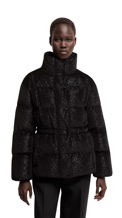 Mouettes Short Down Jacket in Black
