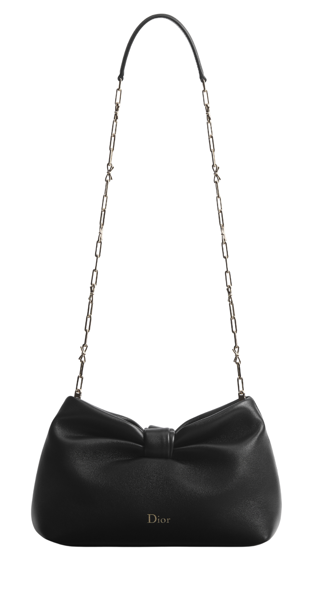 Small Dior Bow Bag in Black
