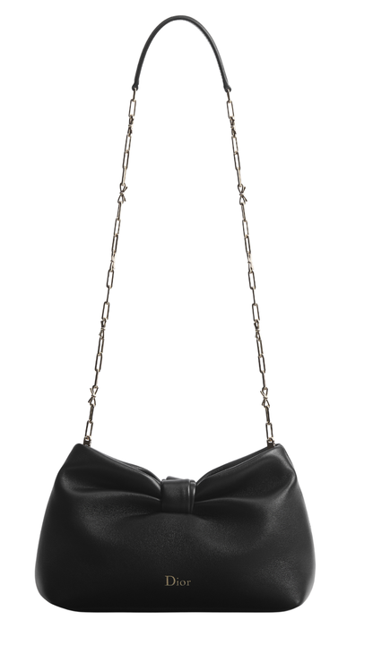 Small Dior Bow Bag in Black