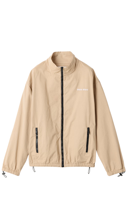 Washed Gabardine Blouson Jacket in Cord