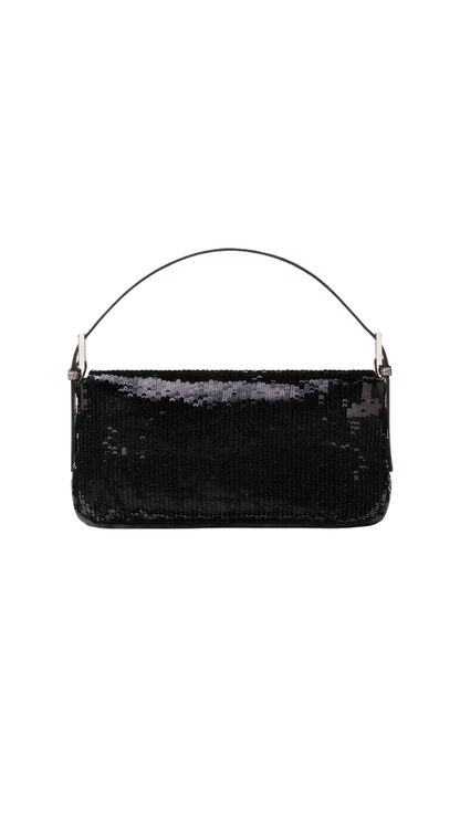 Baguette® 26424 in Black Organza and Sequin Bag