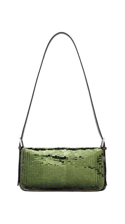 Baguette® 26424 in Khaki Green Sequin Bag