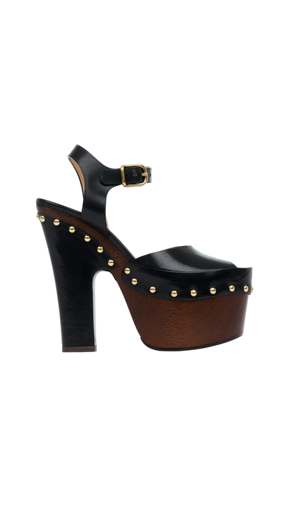 Meret Platform Clog in Black