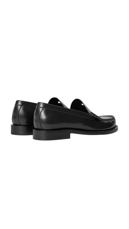 New Classic Loafer in Black Polished Bullskin