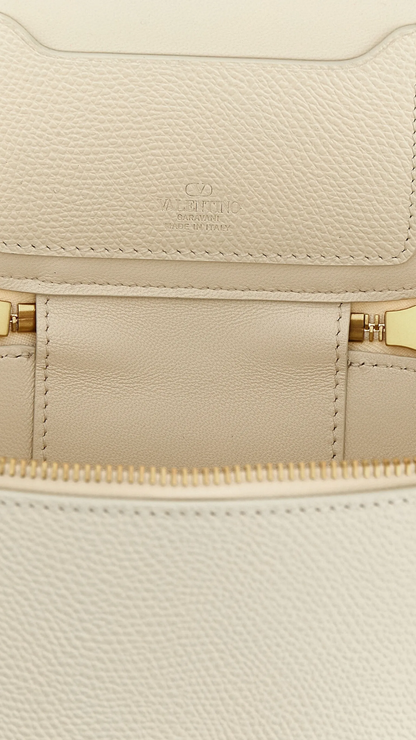 VLogo Signature Mini Vanity Bag In White