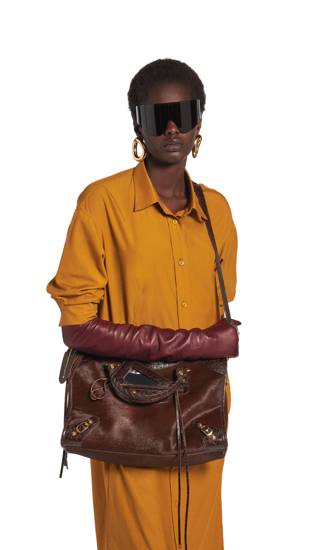 Women's Le City Bag Medium in Brown