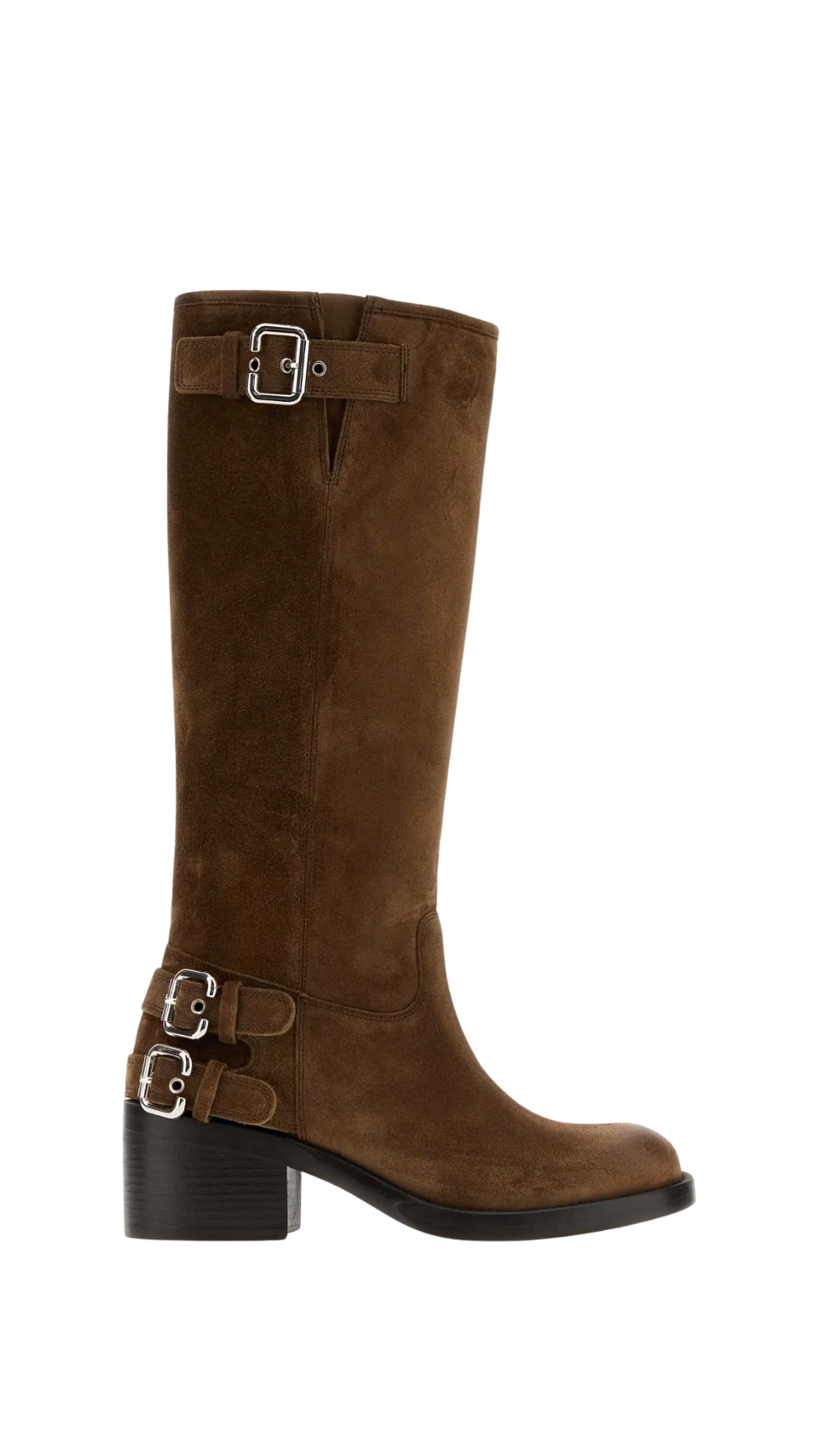 Dakota Boot in Brown Crafted From Suede Calfskin