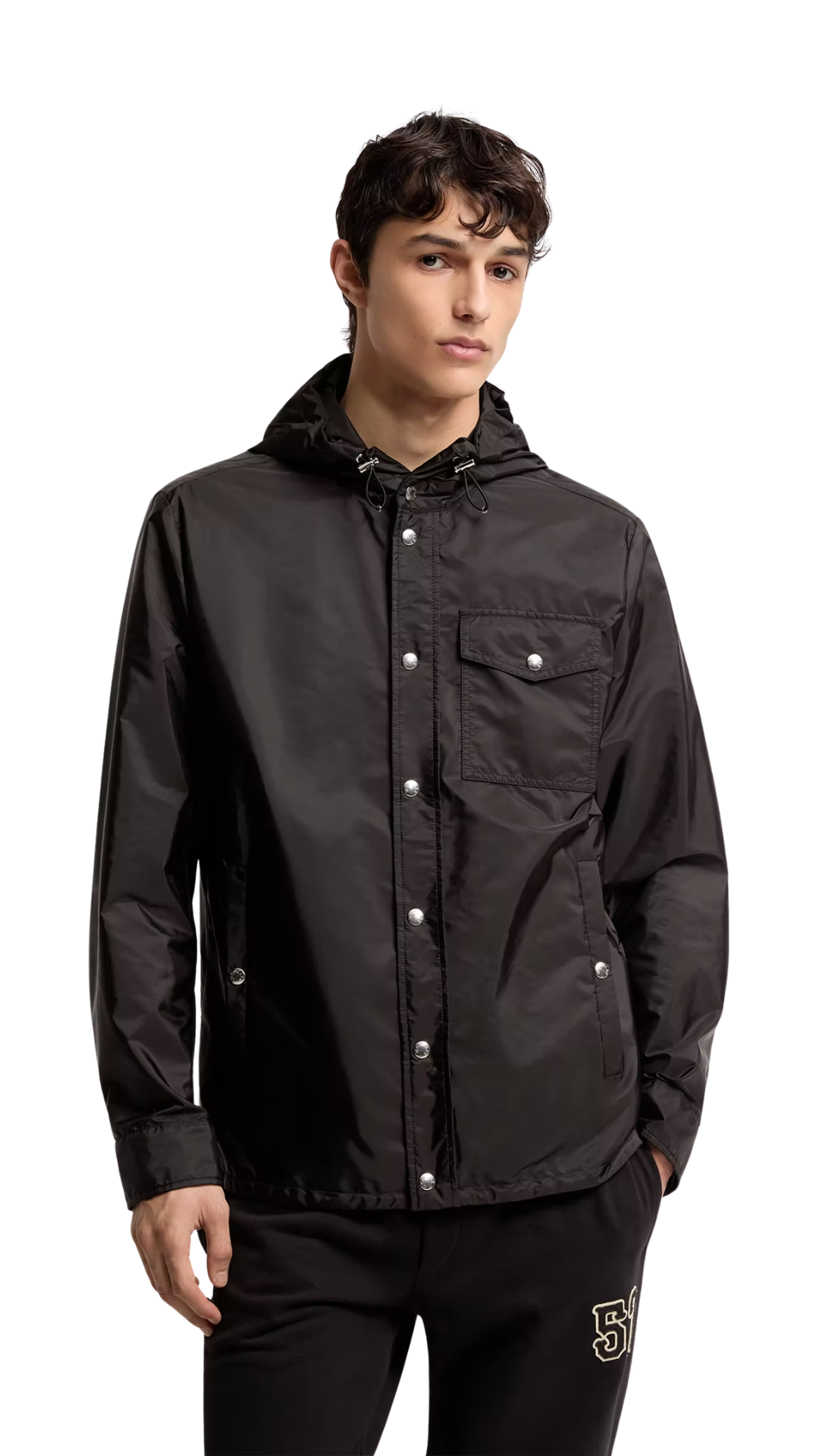 Duvainne Hooded Jacket in Black