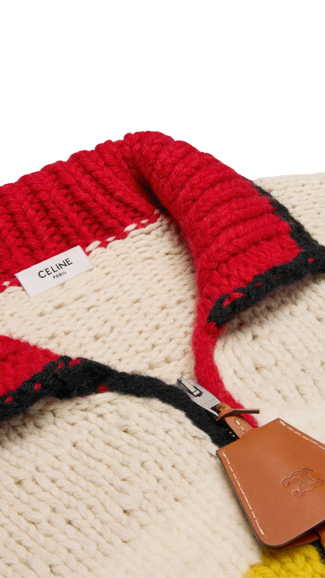 Cardigan in Multicolor Wool