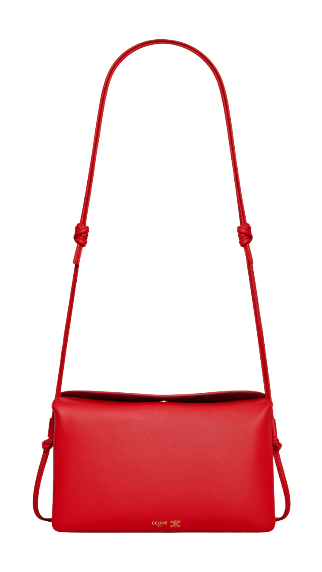 Trio Flap in Smooth Lambskin in Ultra Red