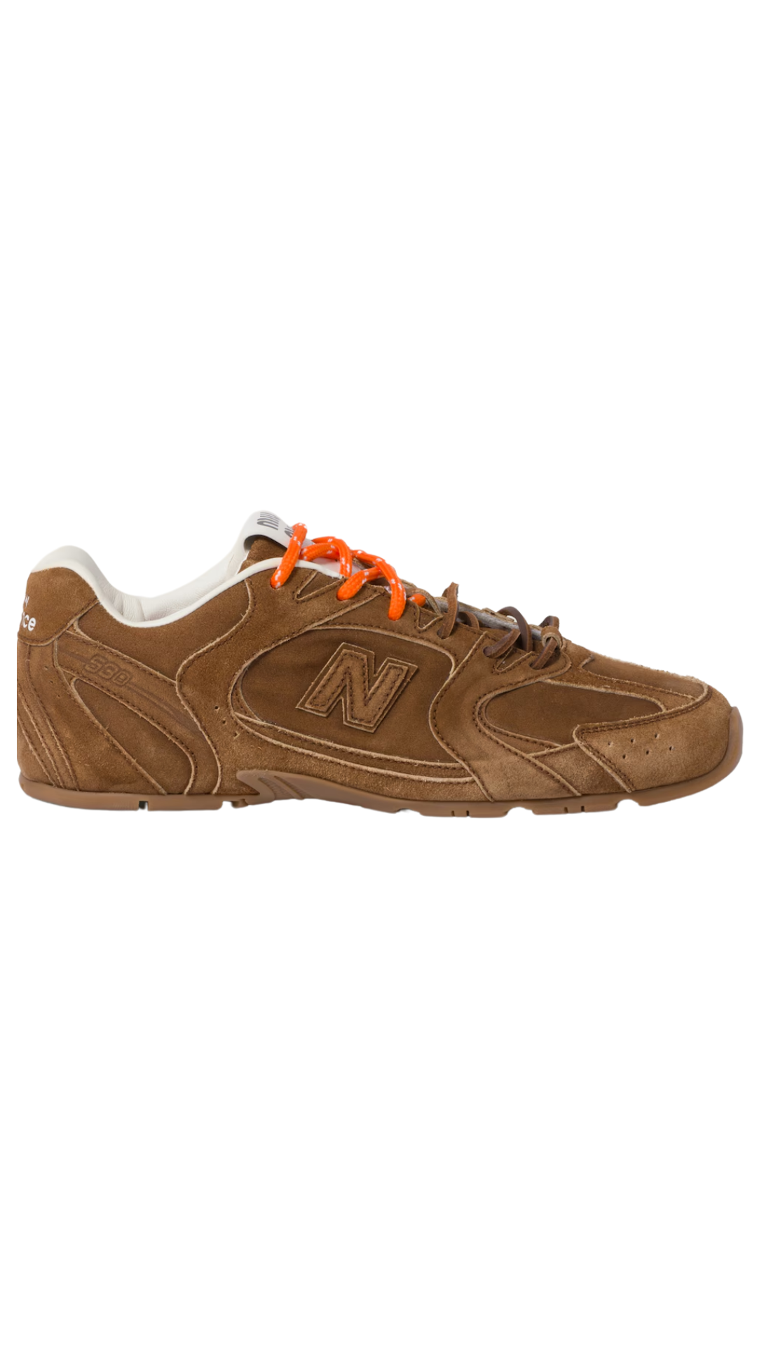 New Balance X Miu Miu 530 SL SuedeSneakers in Cinnamon