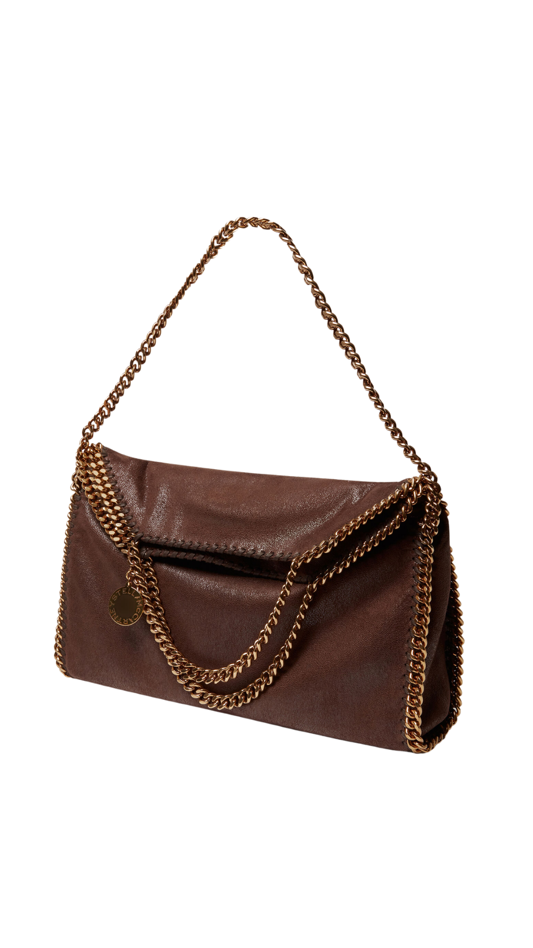 Falabella Fold-Over Tote Bag in Mahogony
