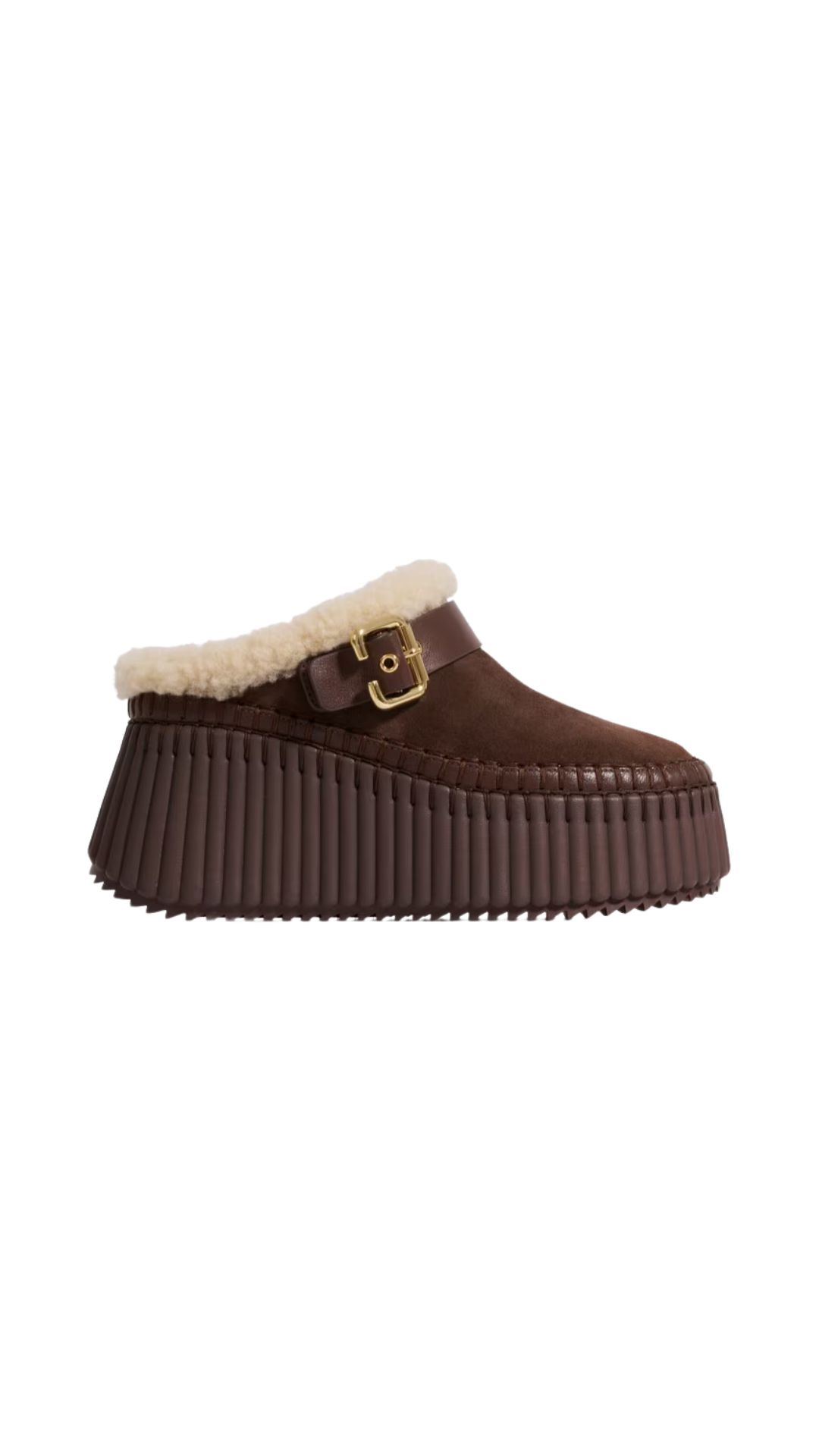 Nama Wedge Mule in Sharp Brown