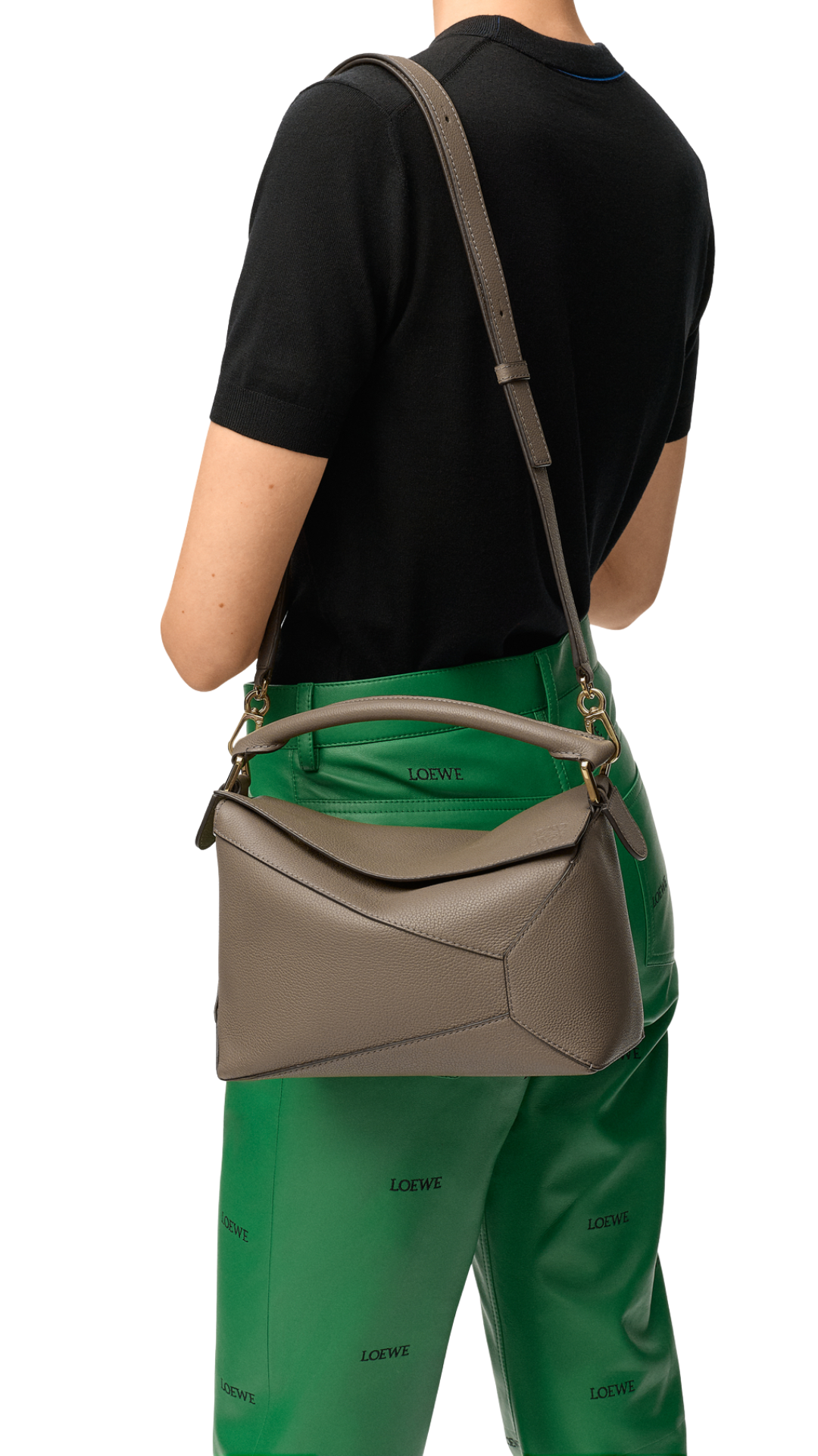 Small Puzzle Edge bag in Soft Grained Calfskin
