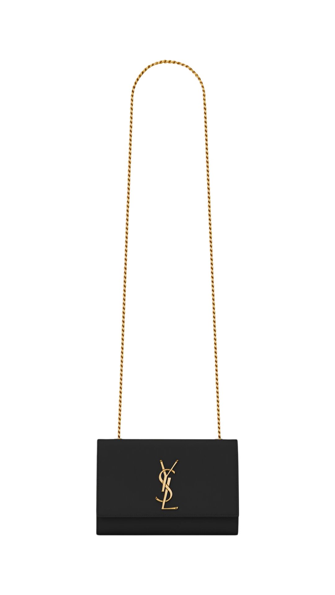 Small Kate in Grain De Poudre Leather in Black