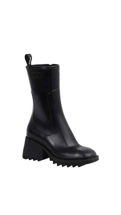 Betty Rain Boot in Black