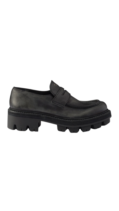 Leather Loafers in Black