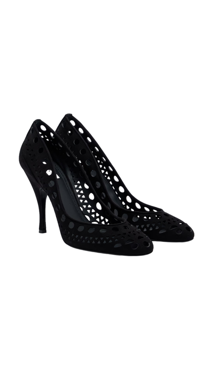 Vienne Suede Pumps in Black
