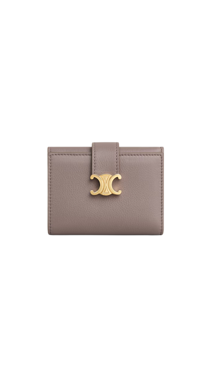 Fine Strap Wallet in Pebble