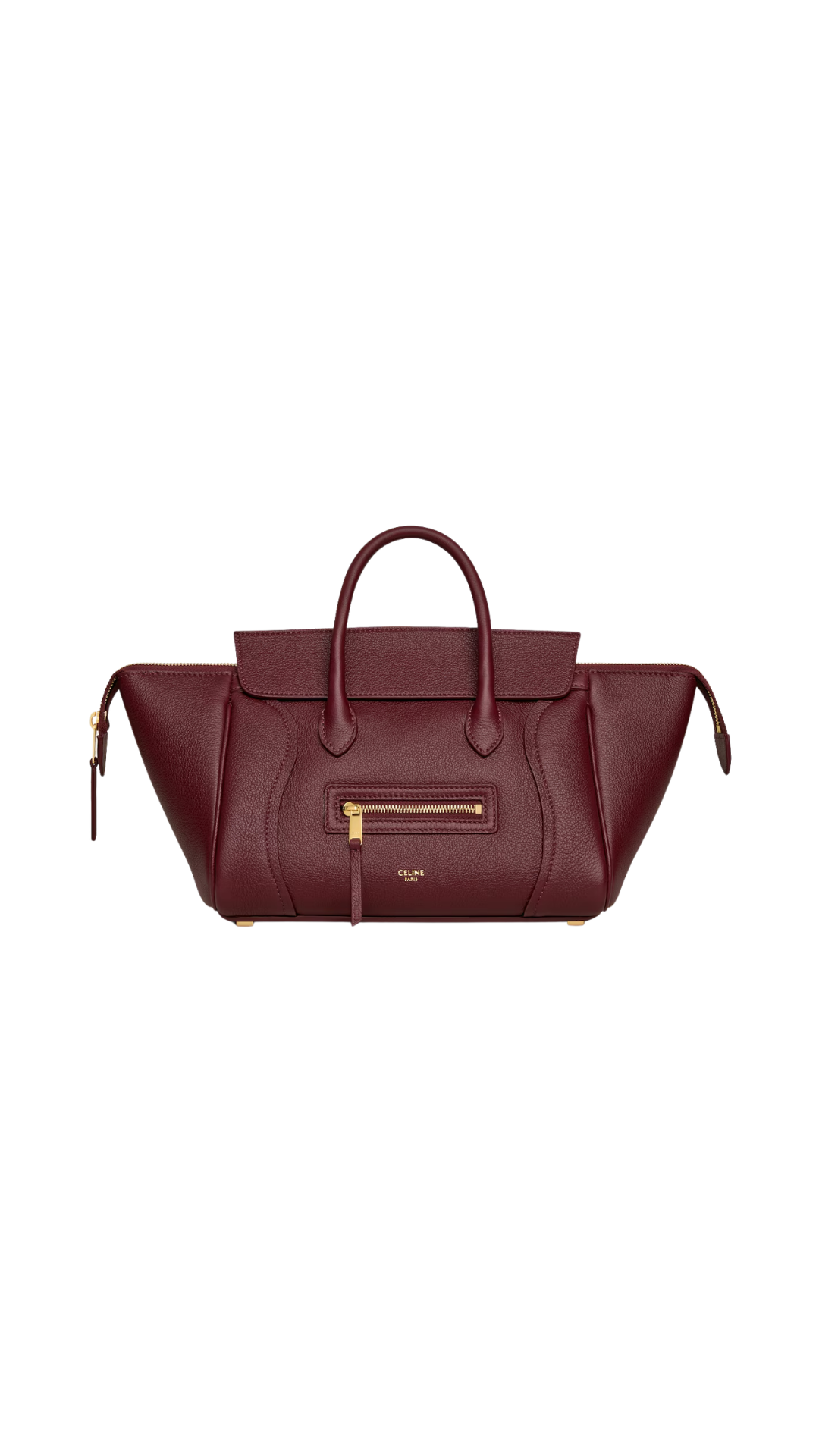 Little Luggage In Syrah Grained Calfskin