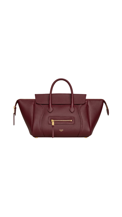 Little Luggage In Syrah Grained Calfskin