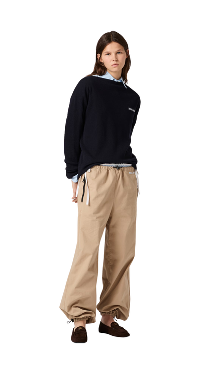 Wool Sweater in Navy