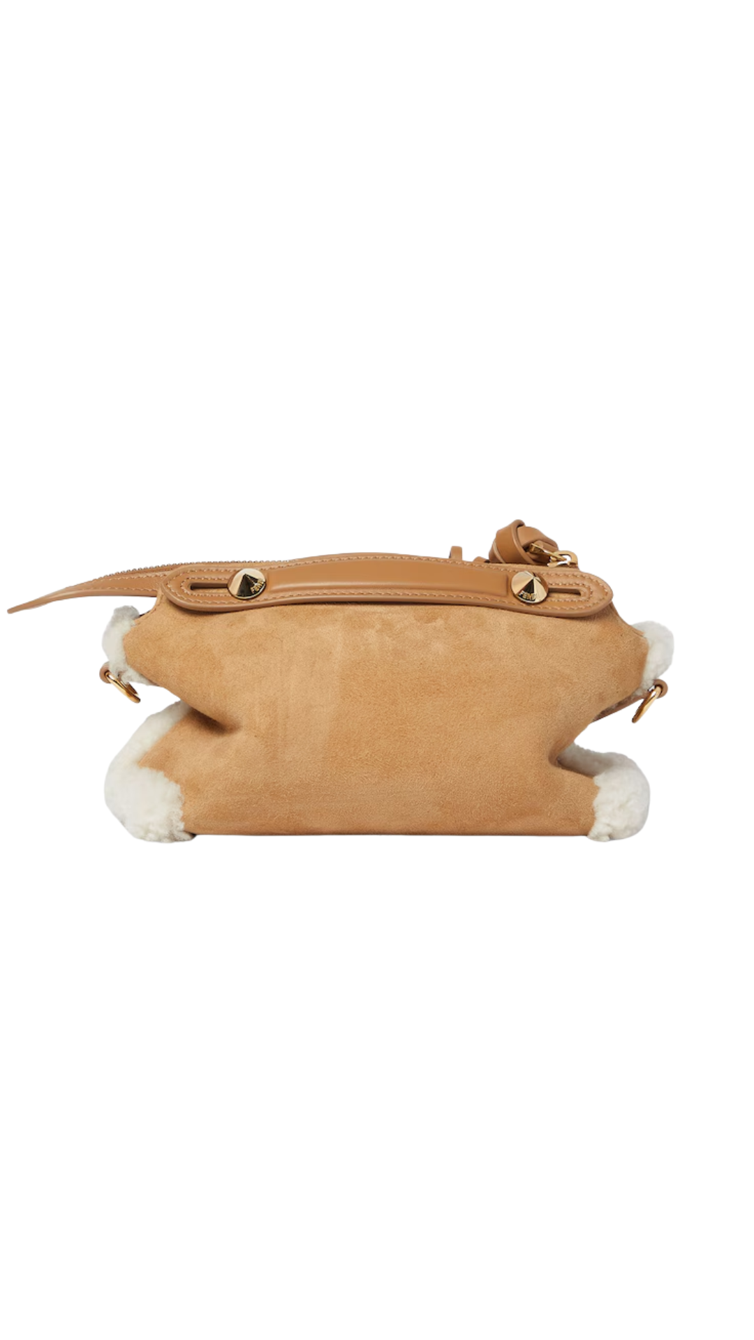 By The Way Soft Mini in Camel-Colored Shearling