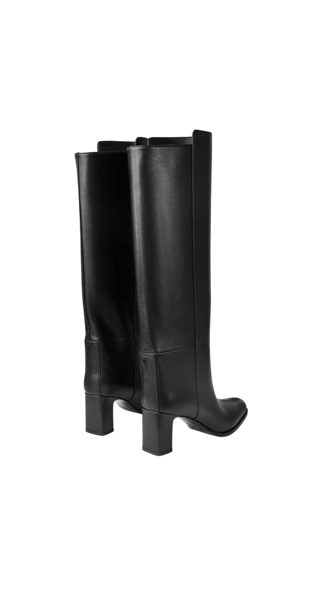 Caly Knee Boot 65 Black Smooth Leather Knee-High Boots