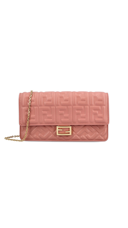 Wallet On Chain Baguette in Pink
