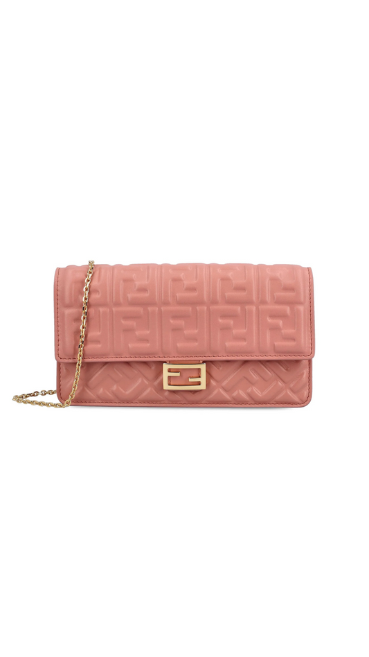 Wallet On Chain Baguette in Pink