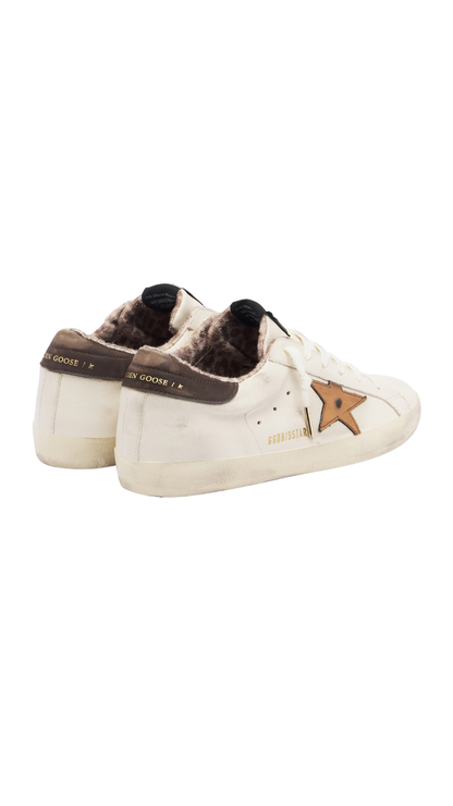Super-Star Leather Sneakers in White