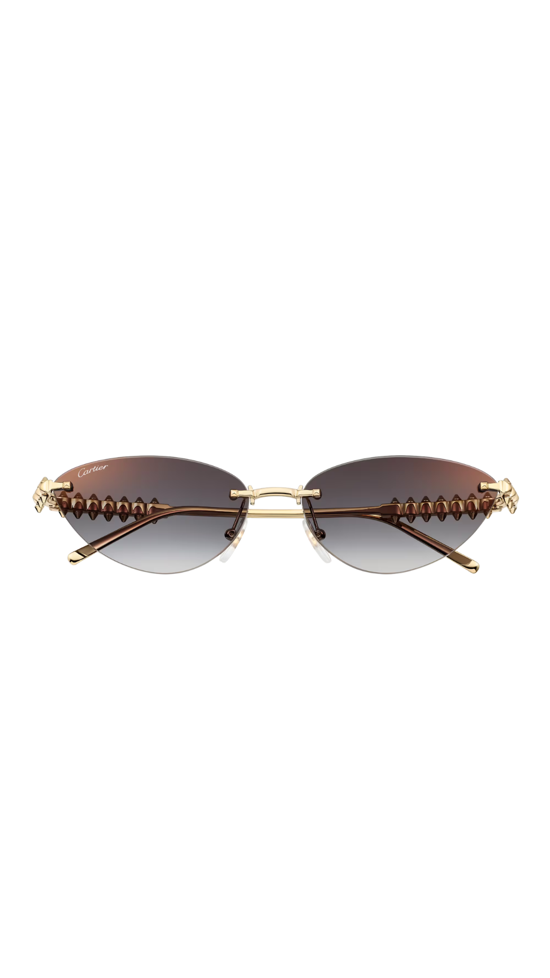 Clash de Cartier Sunglasses in Gold/Grey