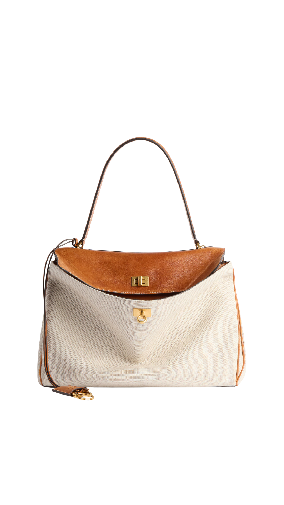 Rodeo Handbag Medium in Beige/Tan Cowboy