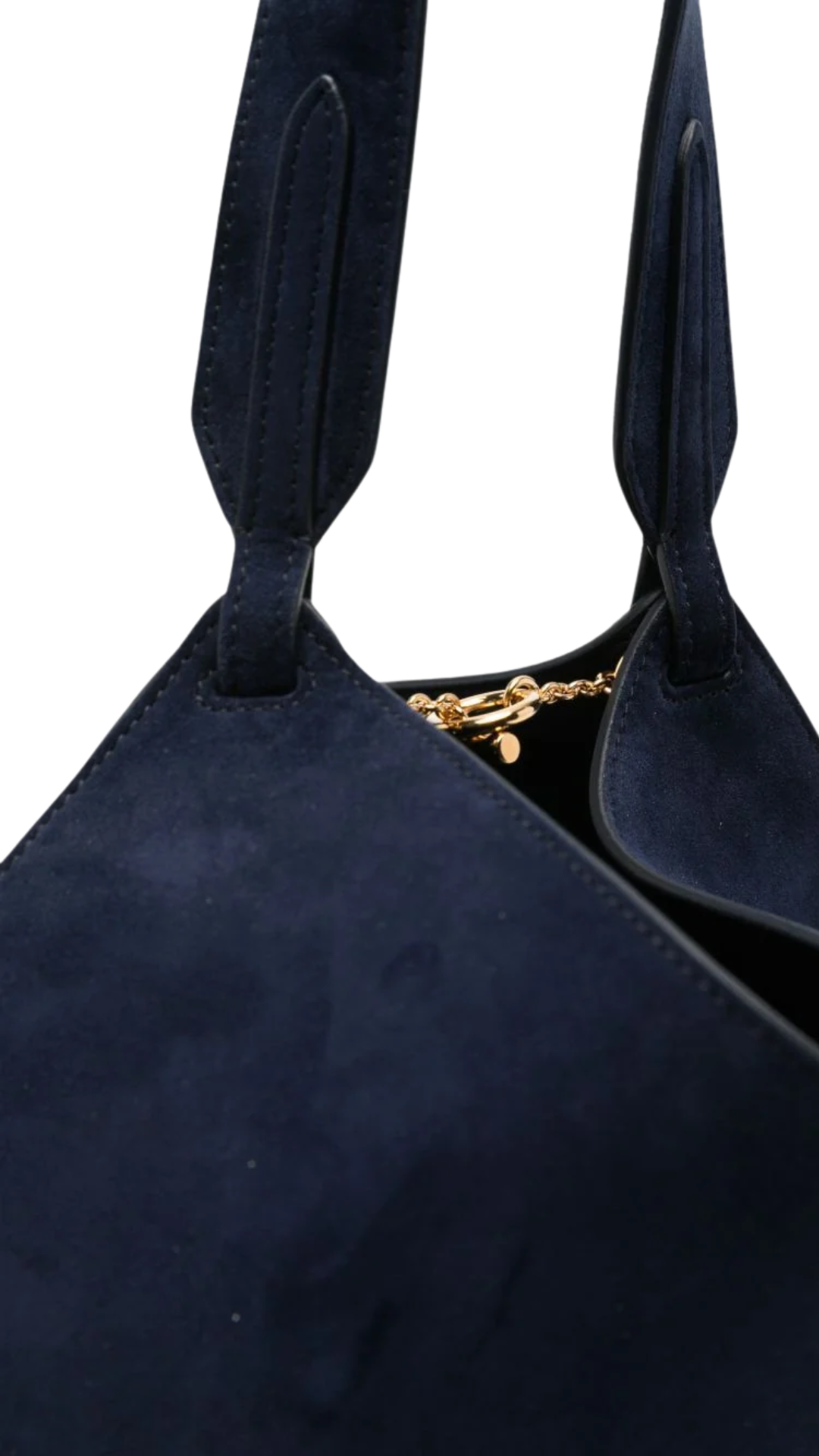 Mini Lotus Tote in Navy