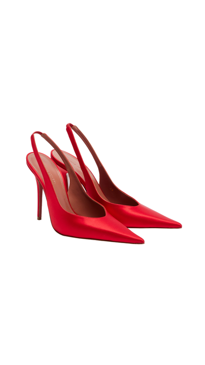 Anok  Slingback Pumps in Red