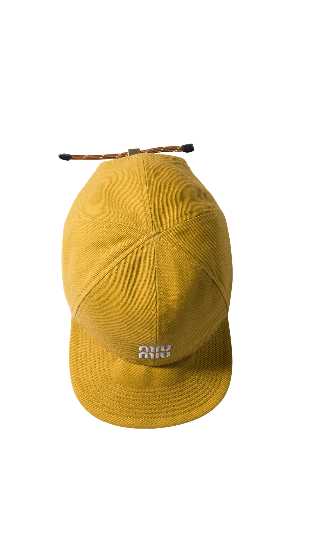 Denim Baseball Cap in Topaz/Brandy