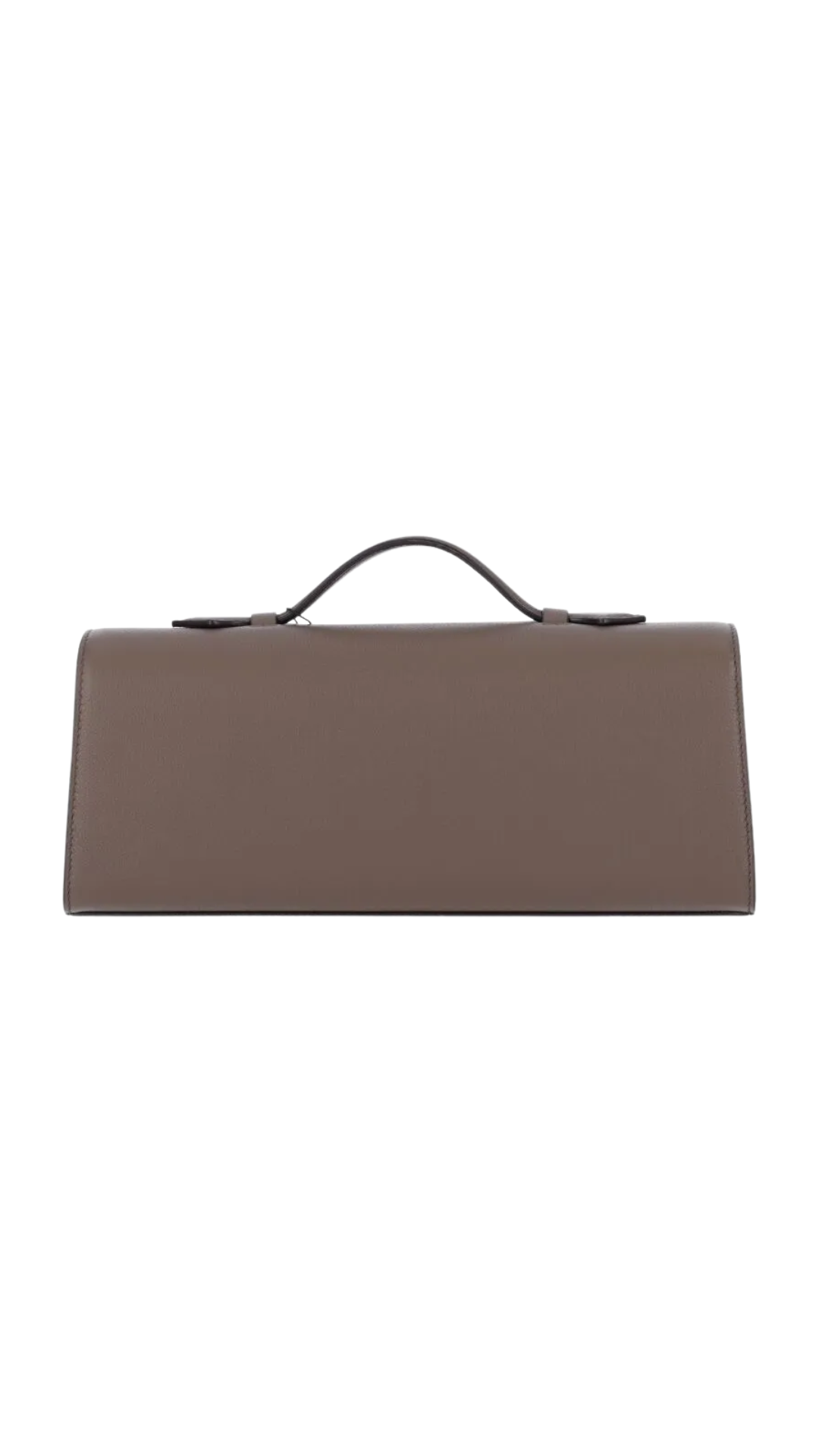 Savette Top Handle Clutch Bag in Dark Trim