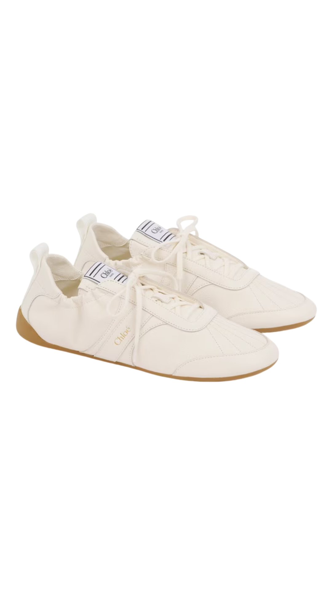 Chloé Kick Sneaker in Eggshell
