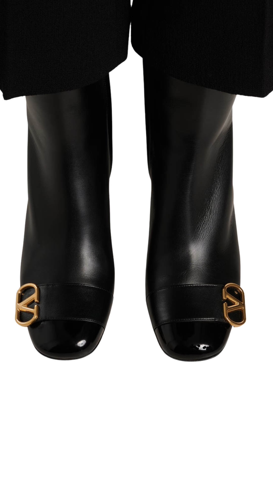 Veeside Leather Ankle Boots in Black