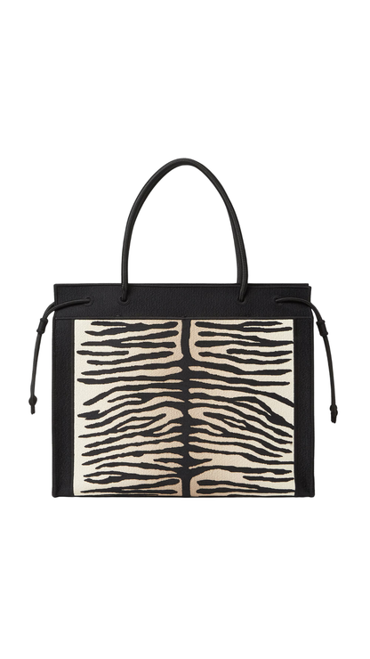 Fendi Magic Shopper Large in Beige and Black Shopper Bag