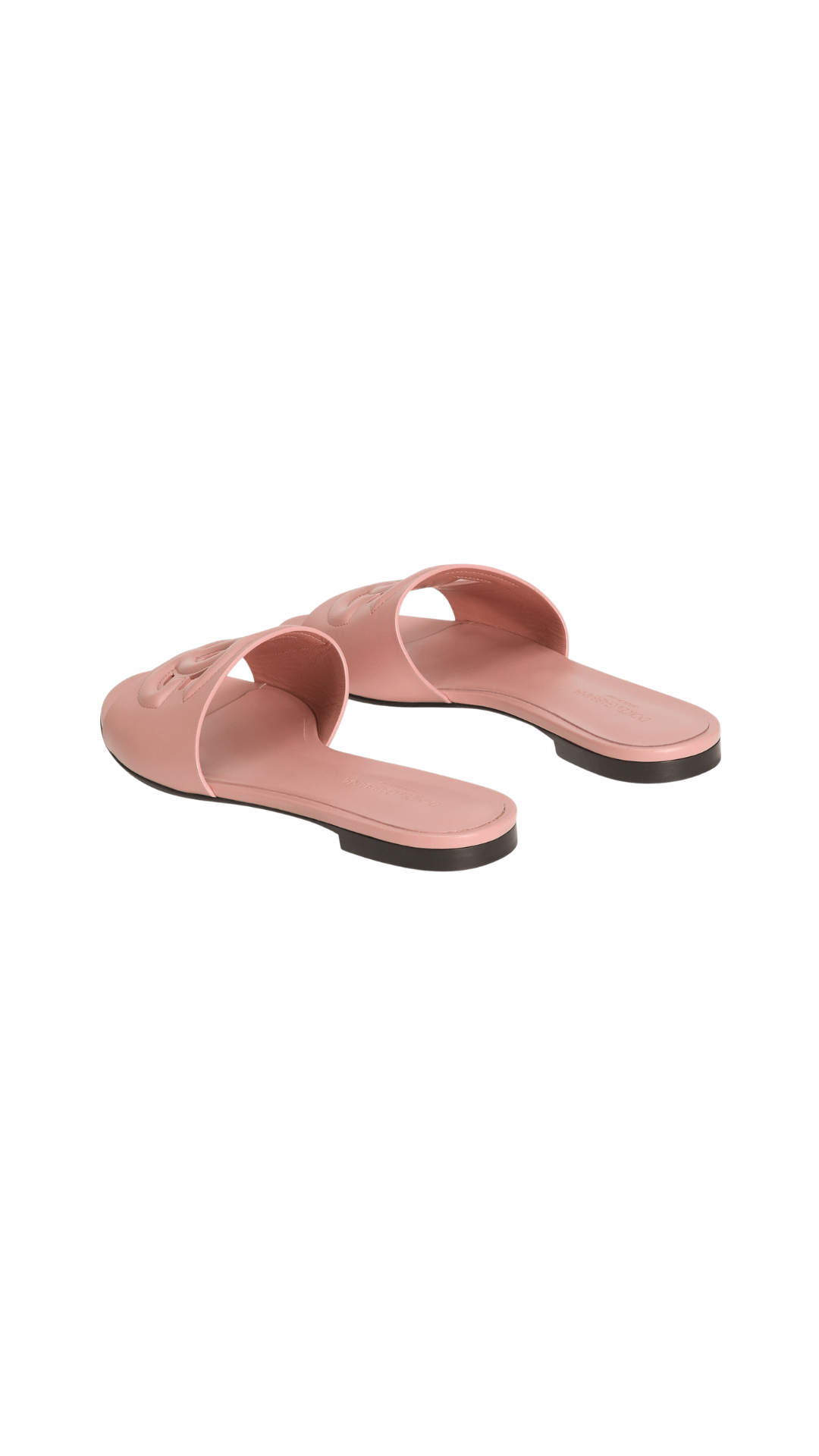 Calfskin Sliders in Pink