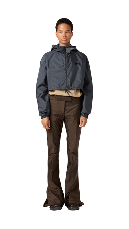 Technical Fabric Windbreaker in Hematite