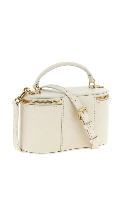 VLogo Signature Mini Vanity Bag In White