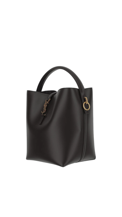 Le 37 in Dark Grey Shiny Leather