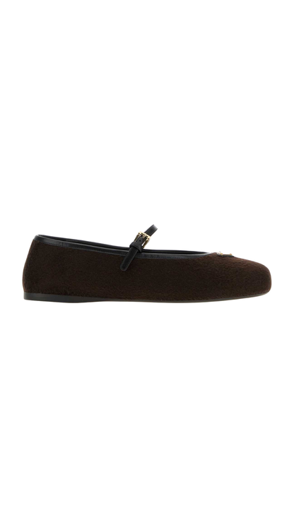 Buckled Strap Ballet Flats