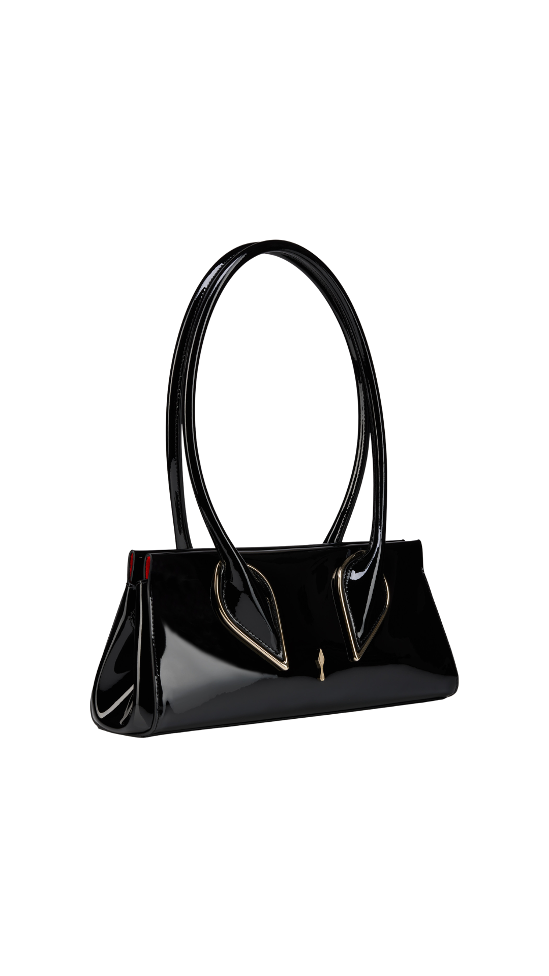 Venus Shoulder bag - Patent calf leather - Black
