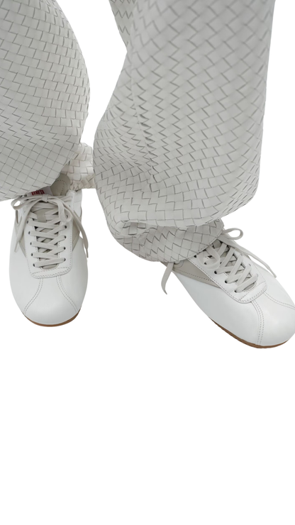Shot Sneaker in Alabaster/Silica Gray