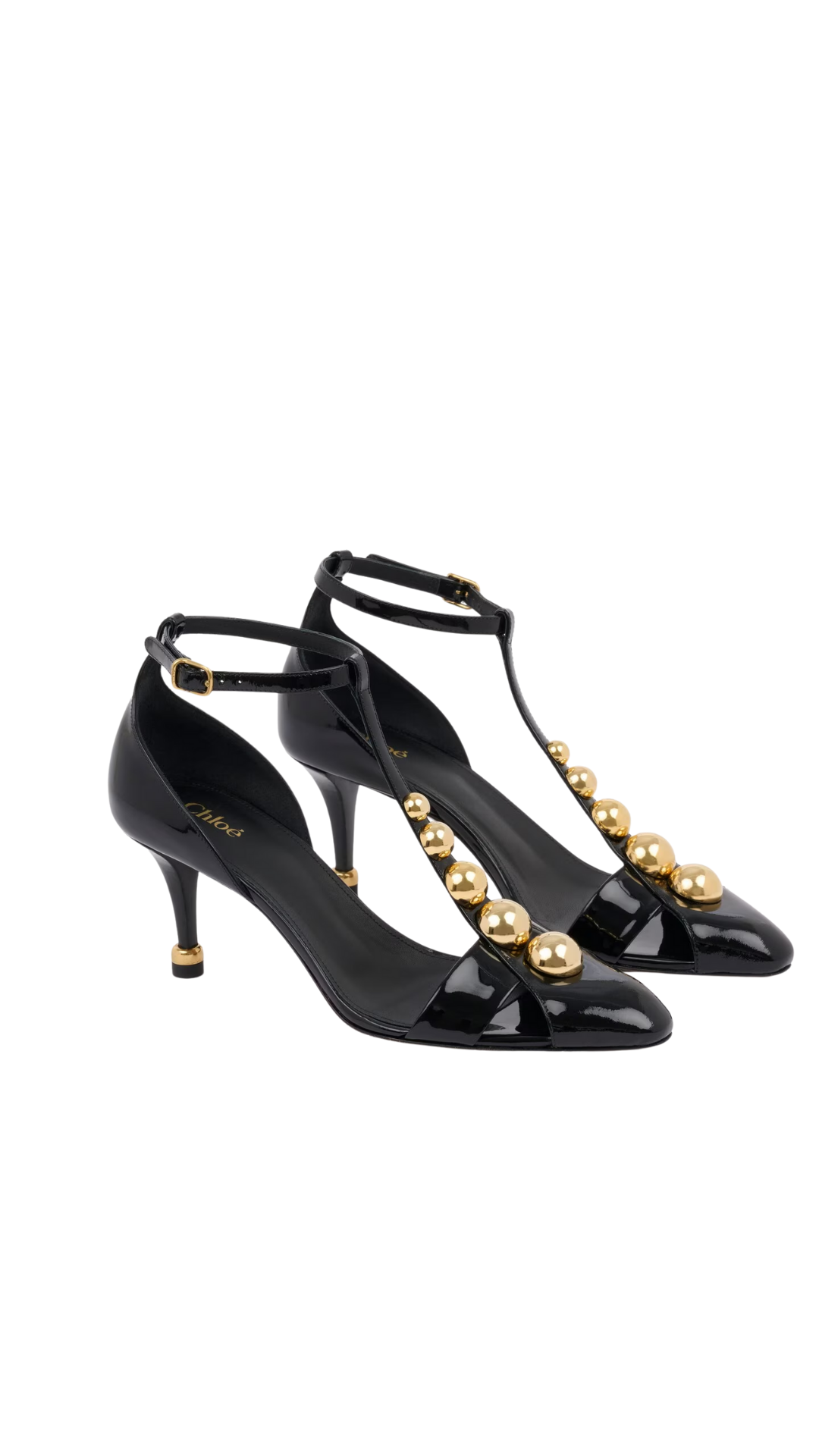 Cleia Heeled Sandal in Black