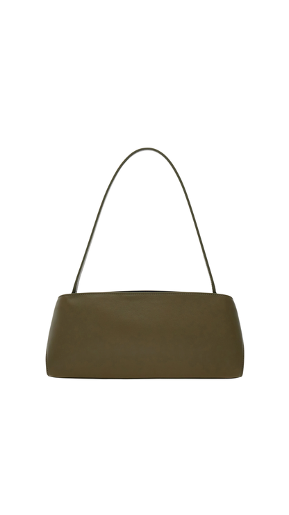 Hug East-West Shoulder Bag in Olive green