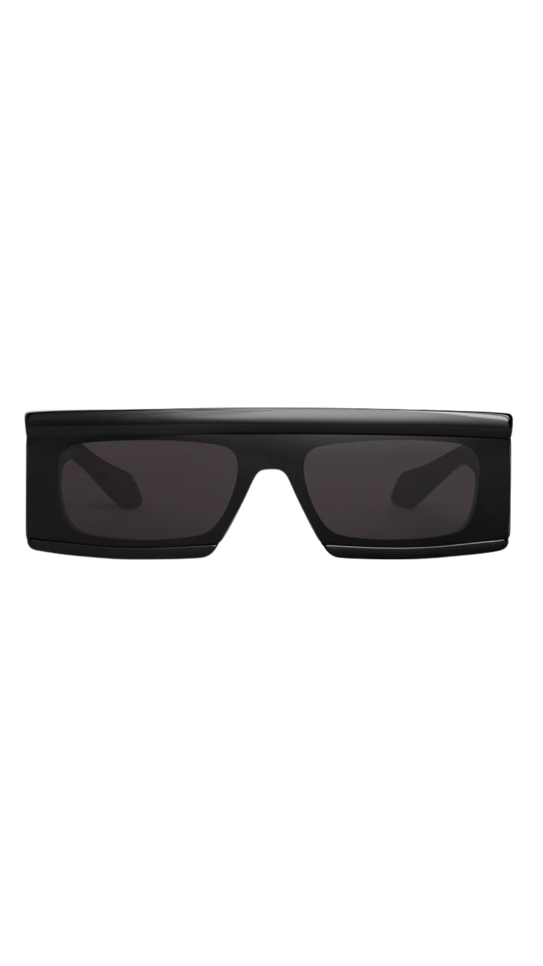 Rectangular Mask Sunglasses in Black